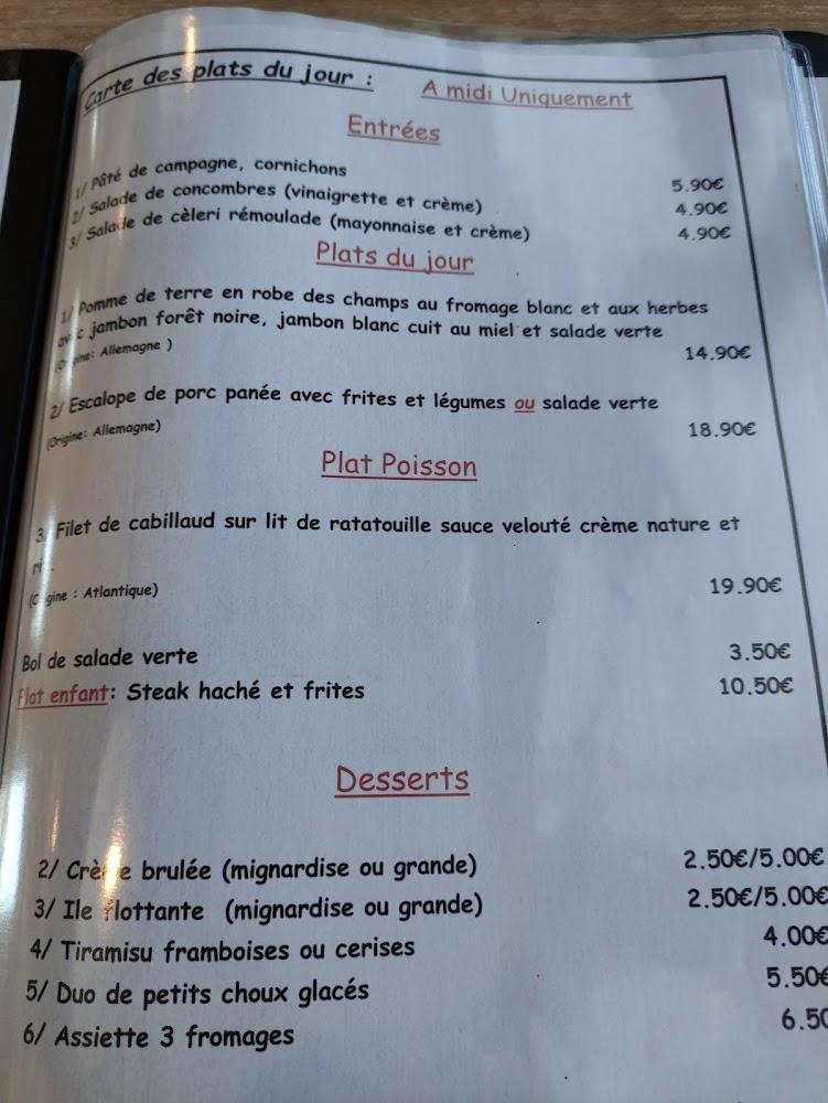 La Petite Française - Menu Image 2
